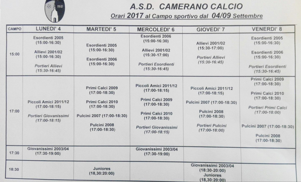 Orario-Campo-Camerano